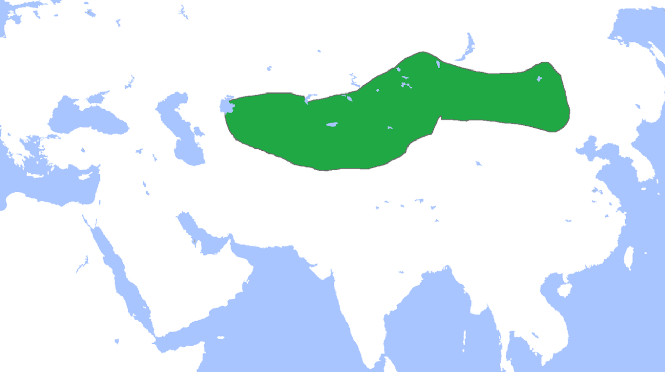 突厥可汗国の支配地域