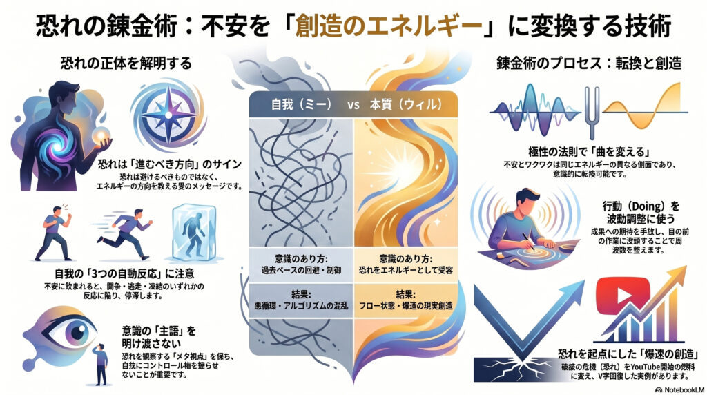 恐れの錬金術：不安を「最高潮の創造」へと変える4つの視点